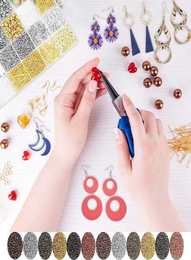 دي آي واي كرافتس مجموعة أدوات صنع الأقراط - خطافات أقراط فضية 400 غرام - مجموعة صنع الأقراط - خطافات أقراط بأحجام متنوعة/غير مصنفة (400 غرام، فضي) - Image 2